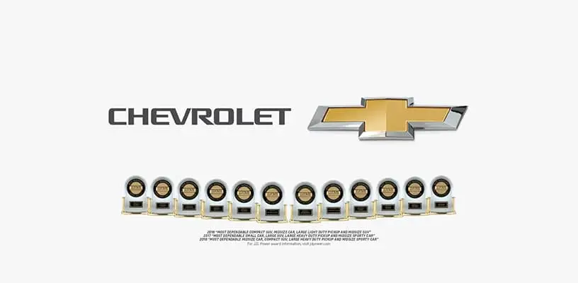 Chevrolet is J.D. Power’s Most Awarded Brand - Sunrise Chevrolet