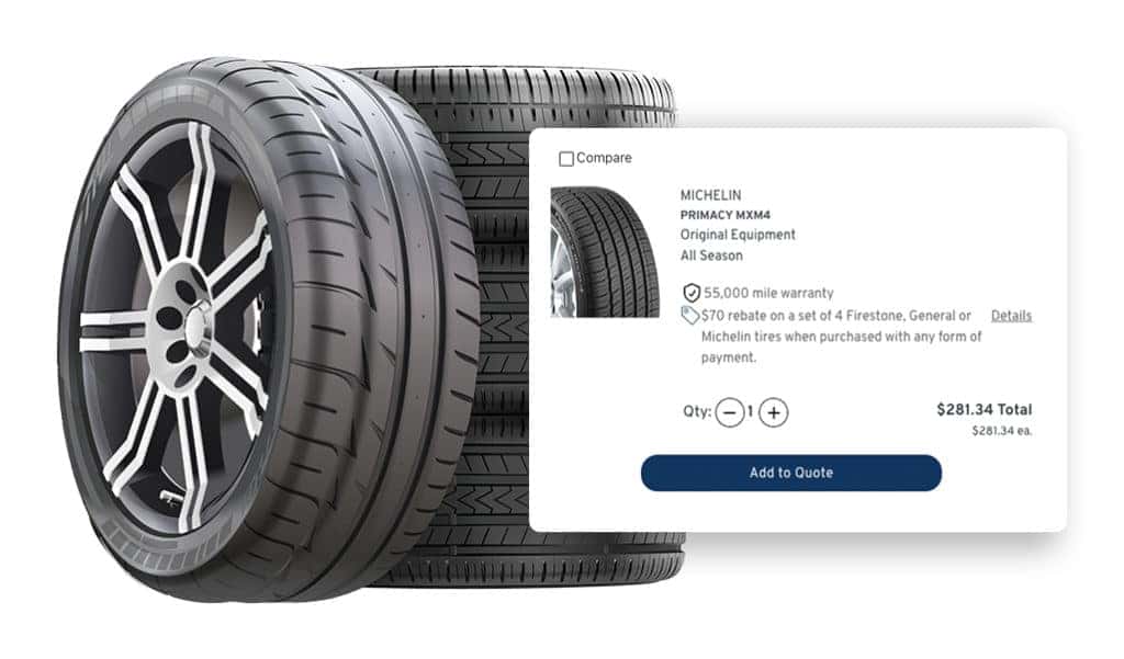 Shop Tires & Get Tire Service in Glendale Heights Sunrise Chevrolet