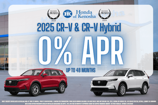 0% Honda CR-V & CR-V Hybrid