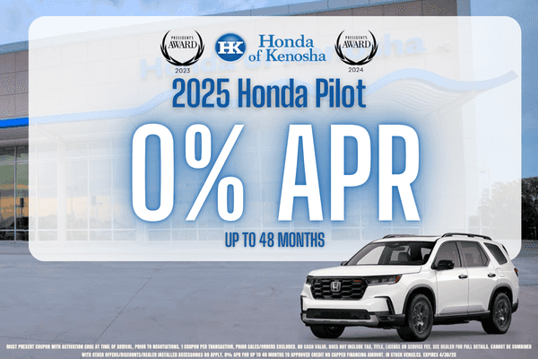 0% Honda Pilot
