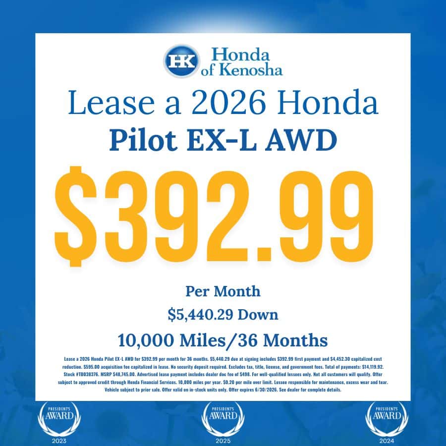 2026 Honda Pilot EX-L AWD
