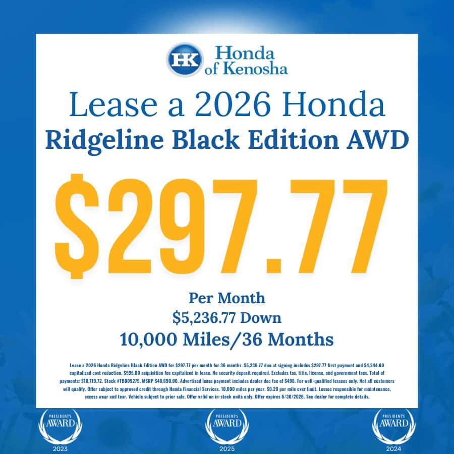 2026 Honda Ridgeline Black Edition AWD