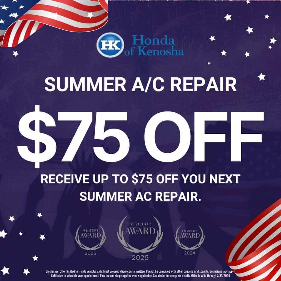 Honda of Kenosha | Summer A/C Repair
