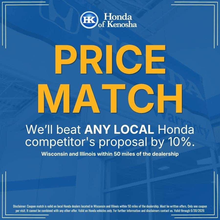 Honda of Kenosha | Service Price Match