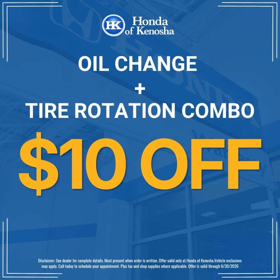 Honda of Kenosha | Oil Change and Tire Rotation