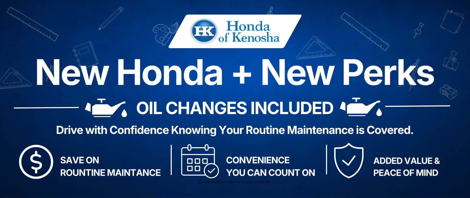 Honda of Kenosha | New Vehicle Oil Changes