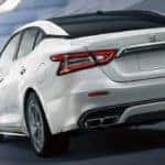 2020 Nissan Maxima driving in a tunnel