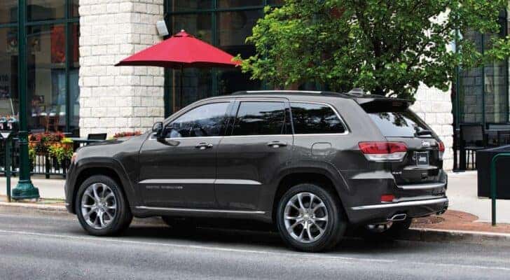 A gray 2020 Jeep Cherokee Summit is shown parked after viewing used cars for sale in Colorado Springs.