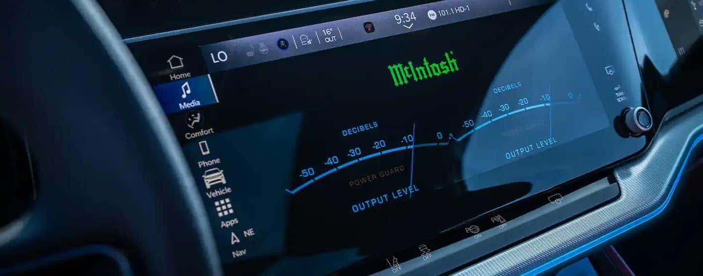 The infotainment display in a 2025 Jeep Wagoneer S for sale in Colorado Springs