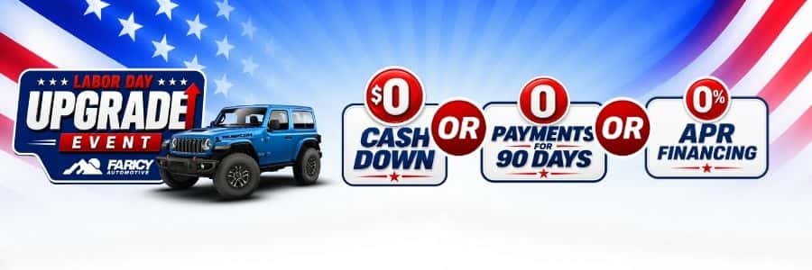 Labor Day Special Offers at Faricy Automotive
