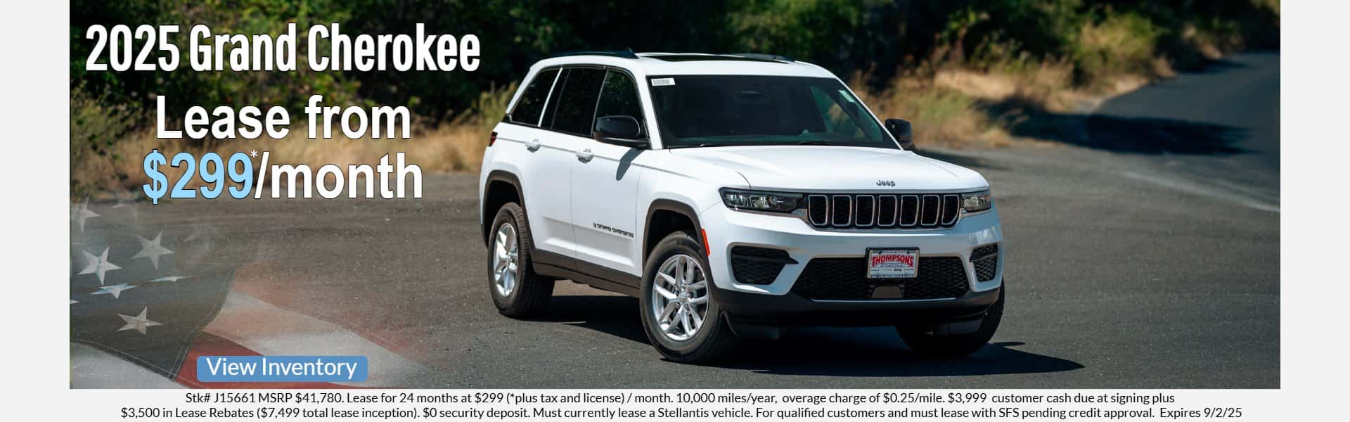 new jeep grand cherokee lease