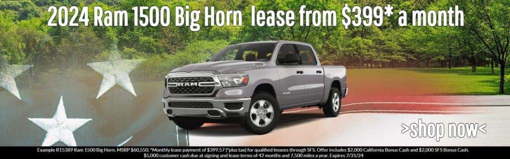 ram 1500 big horn lease