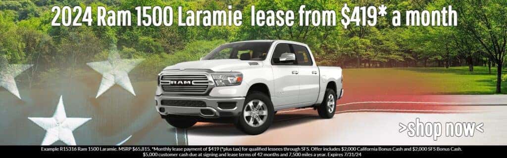 new ram 1500 laramie lease