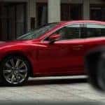 Red Mazda6 in Street