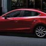 2018 mazda3 parked in city