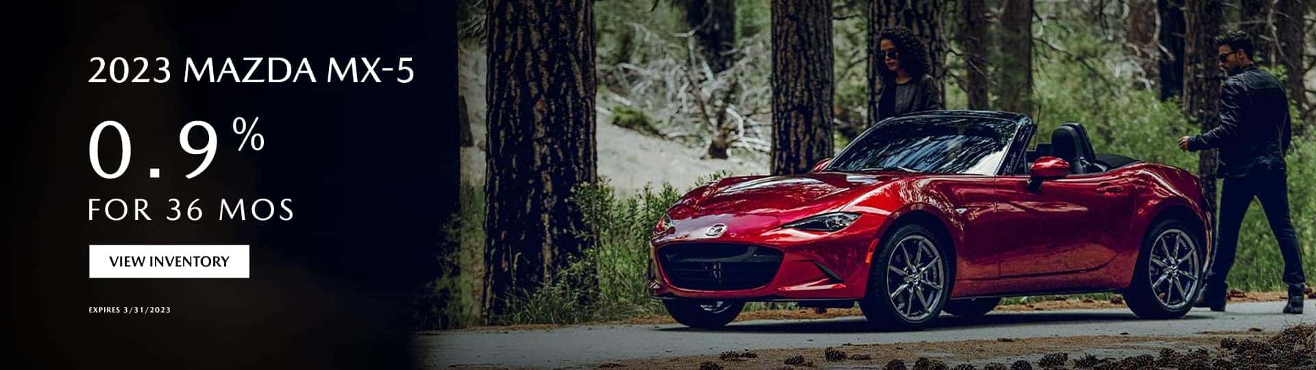 2023 Mazda MX-5 0.9% For 36 Months
