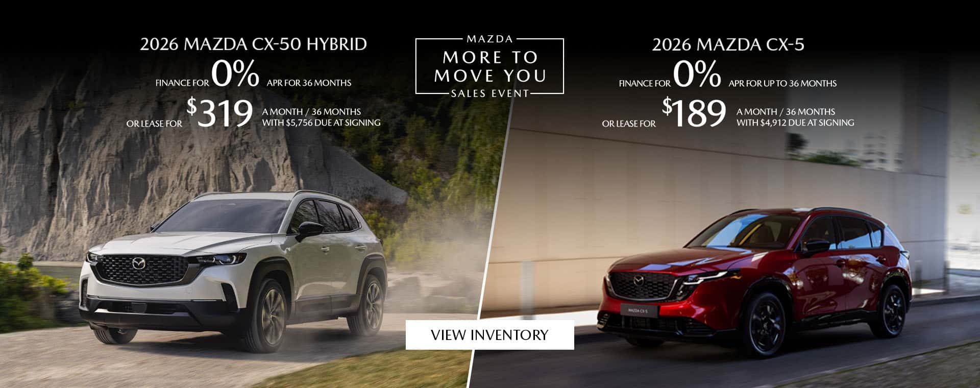 2026 Mazda CX-50 Hybrid & 2026 Mazda CX-5