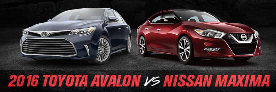 2020 toyota avalon vs nissan maxima