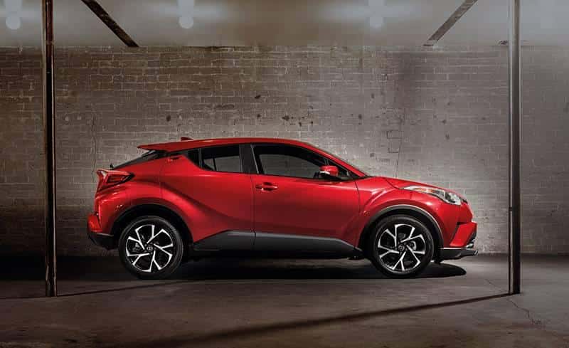 2018 Toyota C-HR Ruby Flare Metallic Side