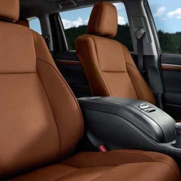 2017 Toyota Highlander Limited Saddle Tan Interior