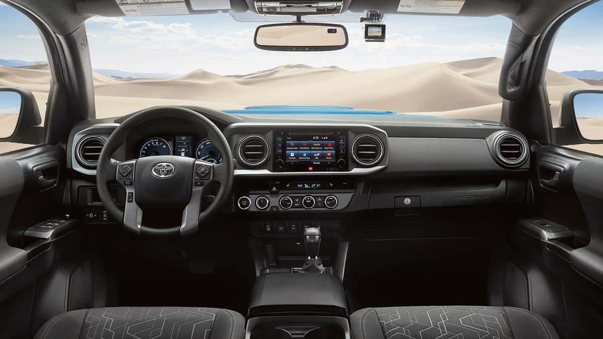 2017 Toyota Tacoma TRD Sport Double Cab Interior with Entune