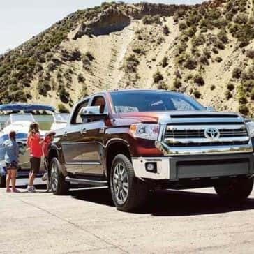 2017 Toyota Tundra launching a boat