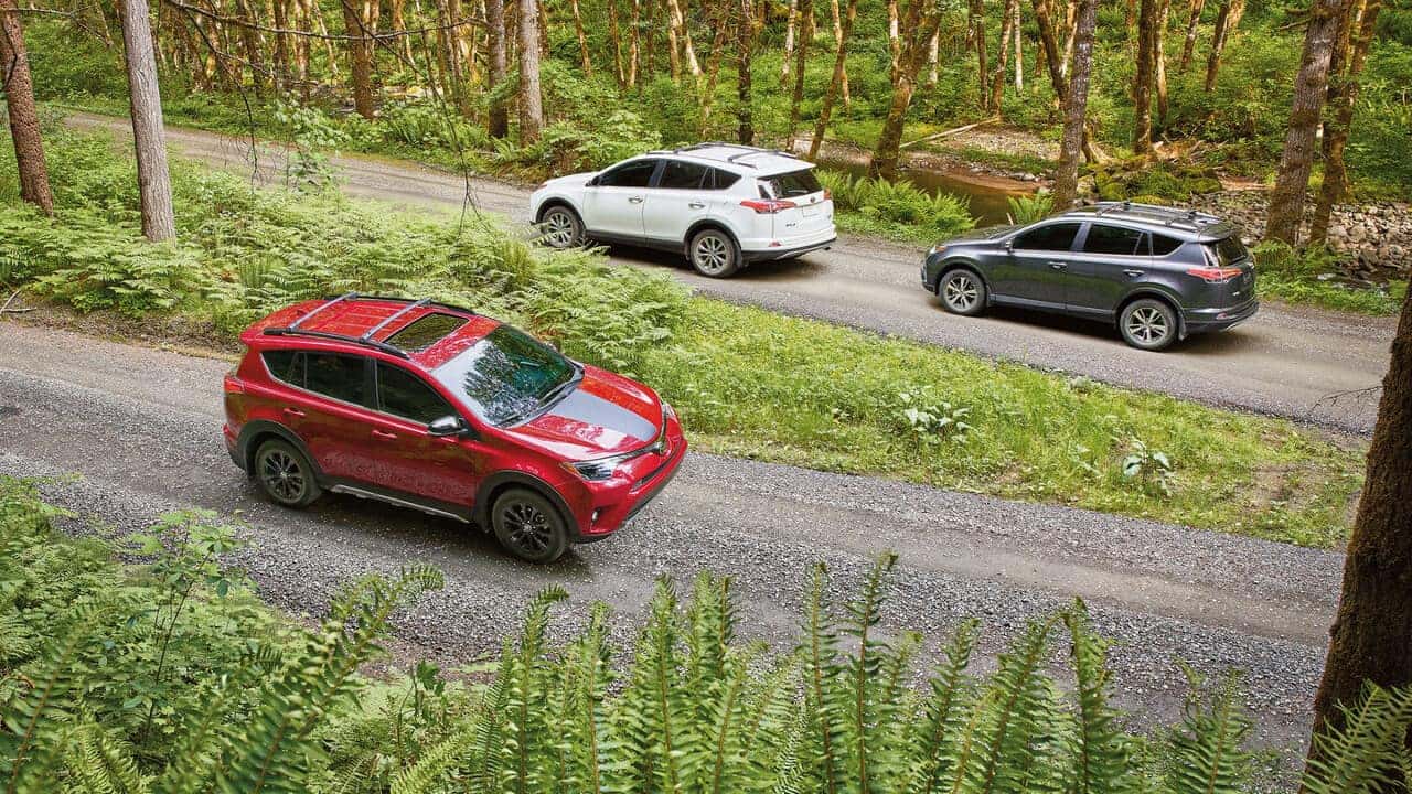 2018 Toyota RAV4 XLE, Adventure, and Limited