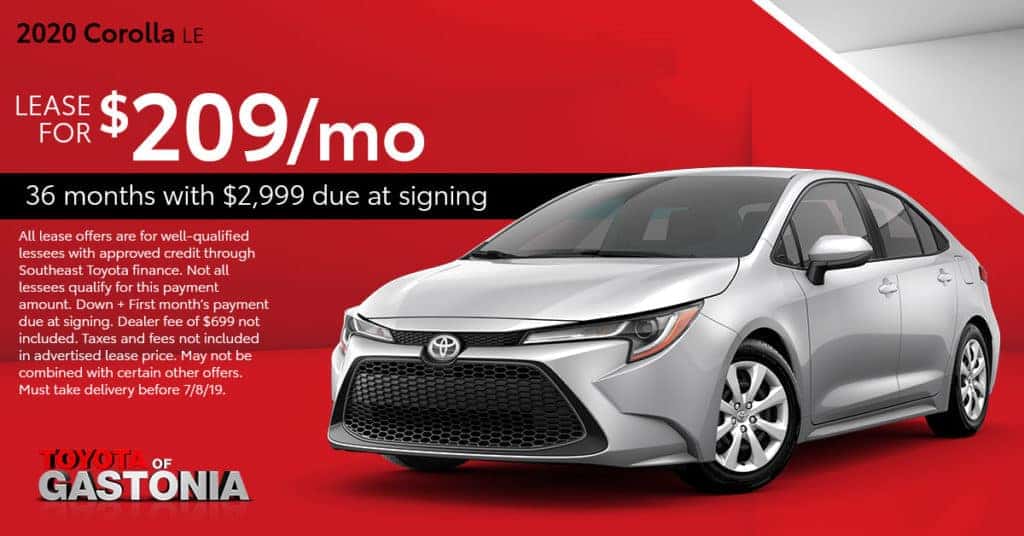 Current Toyota Lease Deals and Offers in Gastonia Toyota of Gastonia