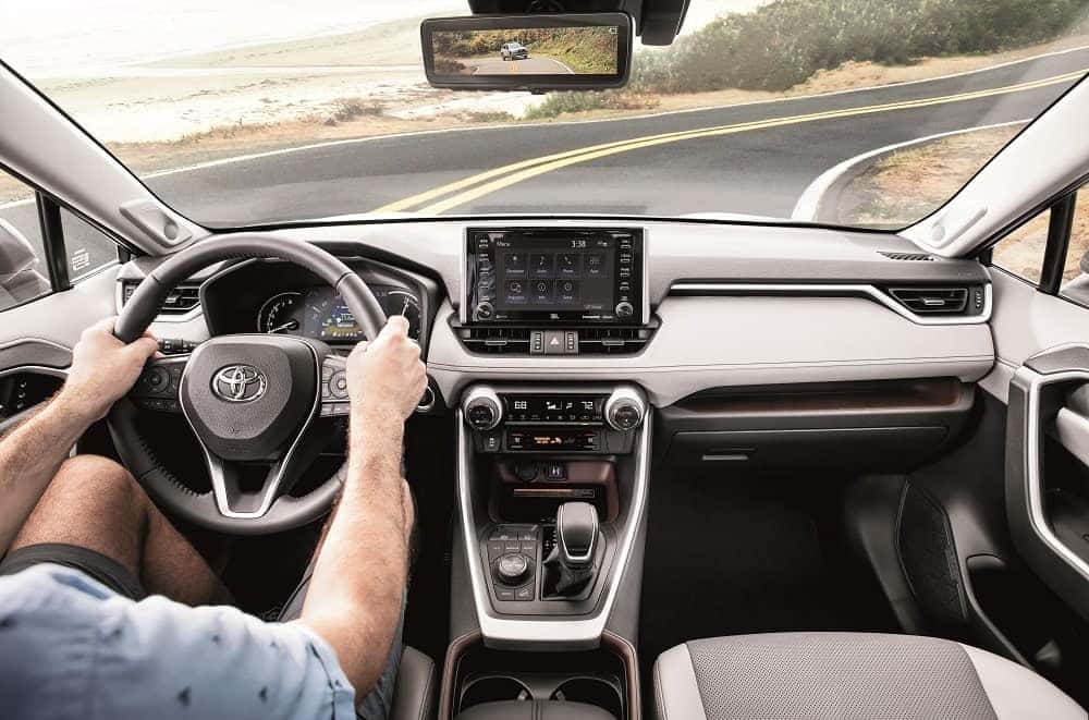 Driving a Toyota RAV4