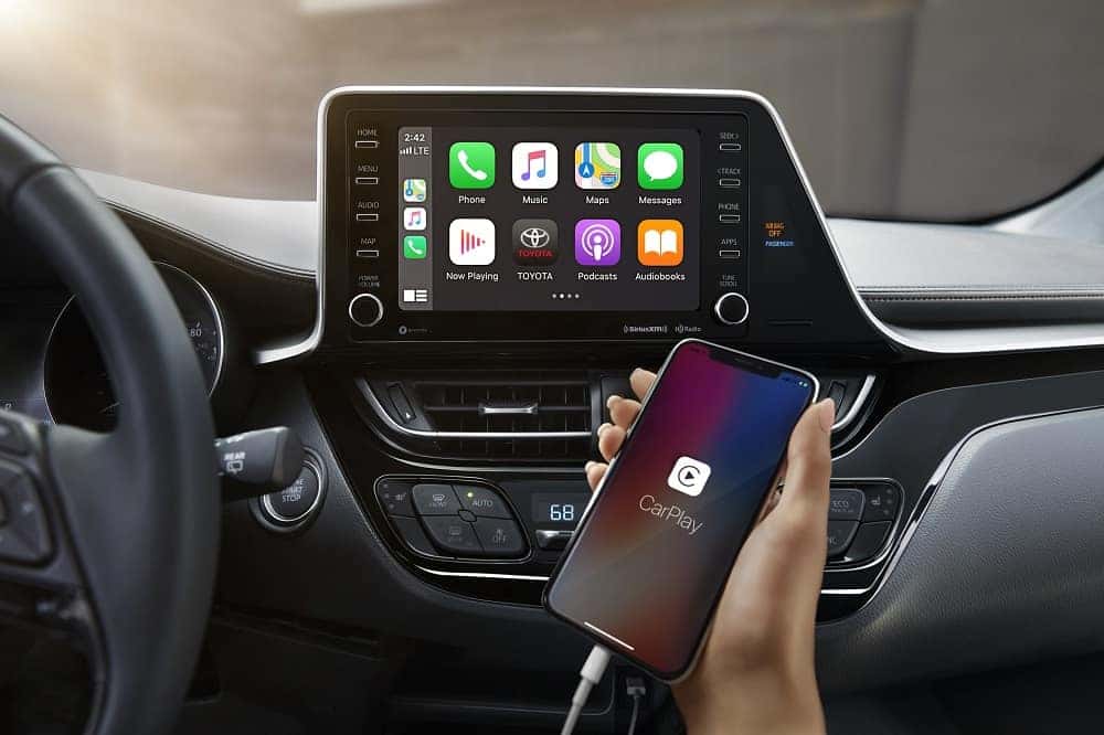 2021 Toyota C-HR Interior with Apple CarPlay® Technology
