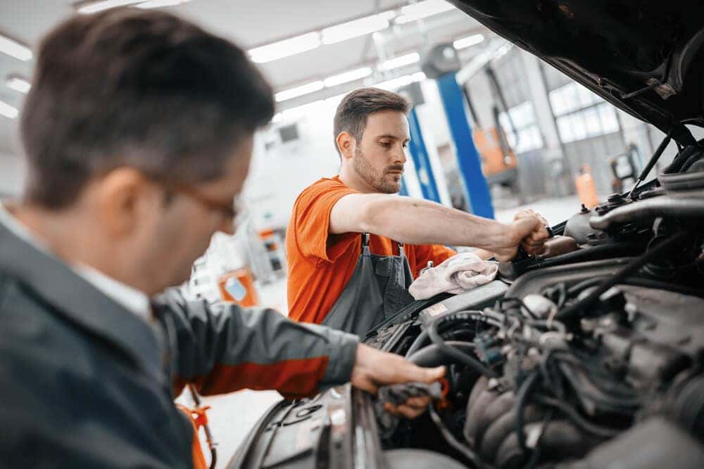 Servicing Vehicle