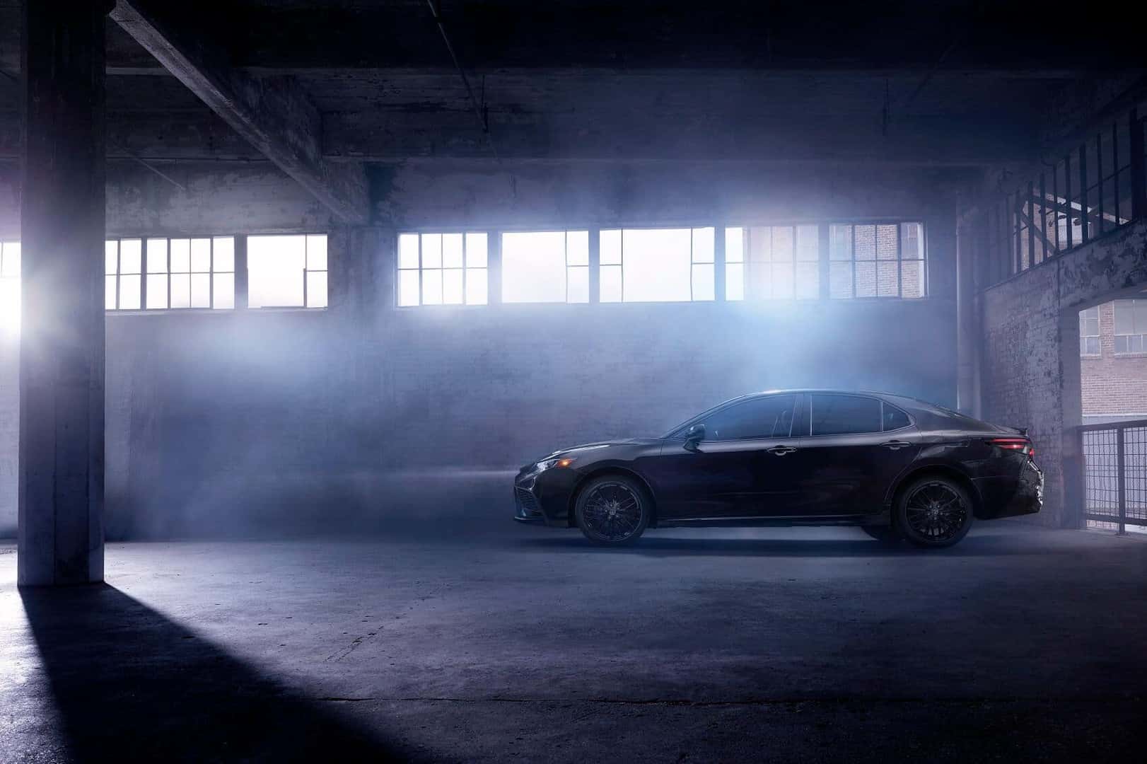 Toyota Camry in the dark