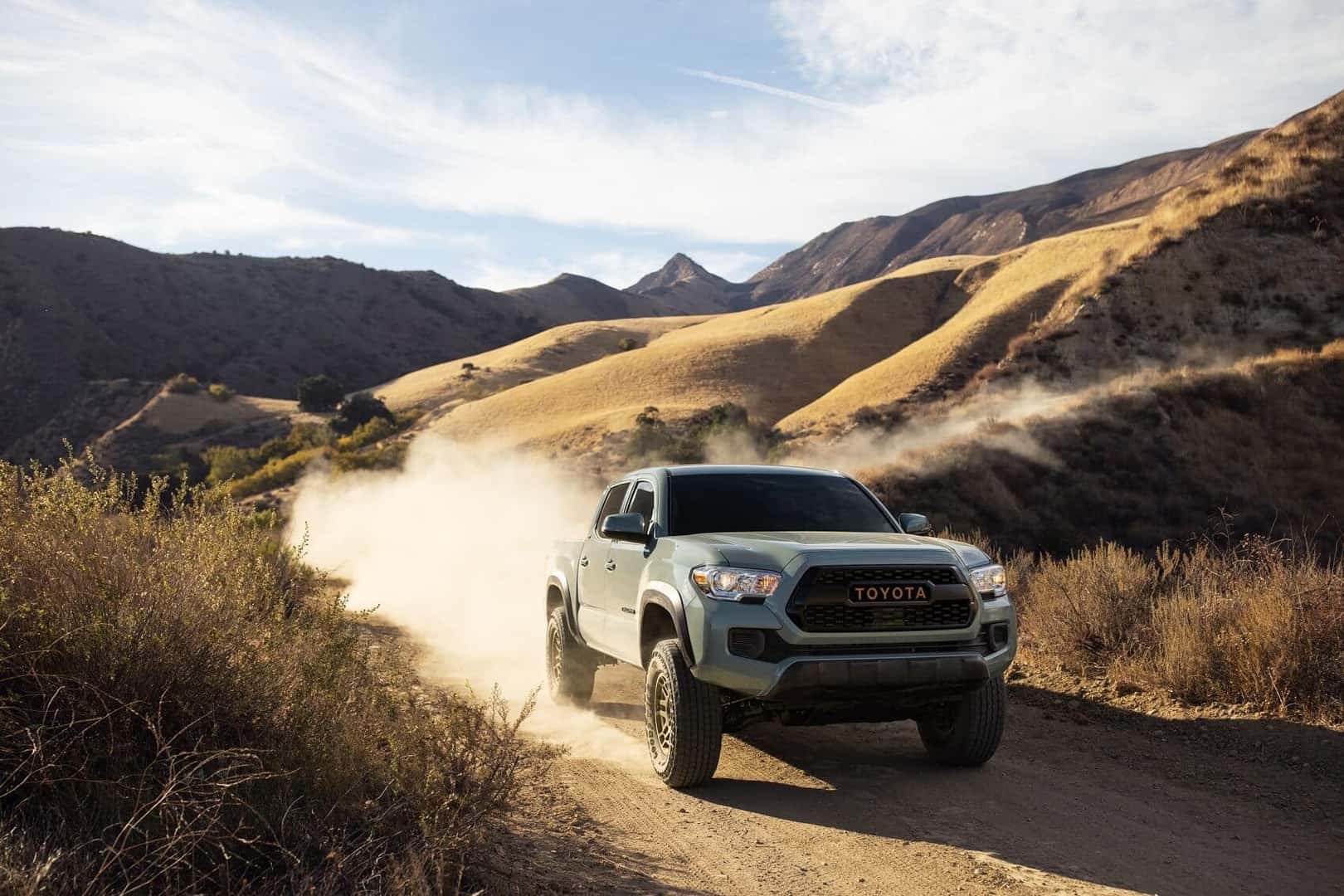 '22 Toyota Tacoma in the desert