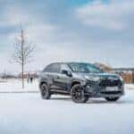 Toyota in the Snow
