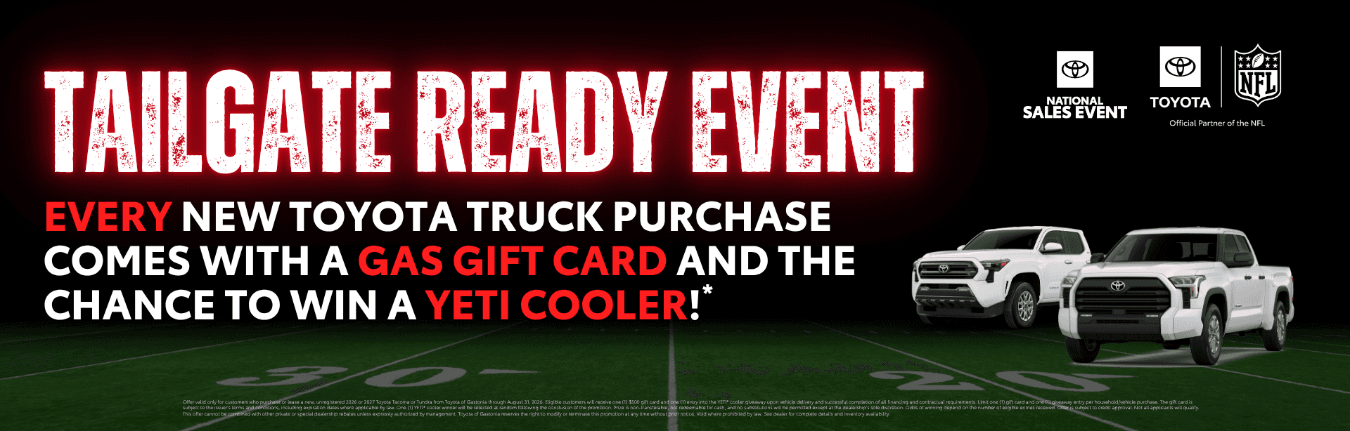 tailgate ready event
