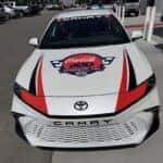 hood of Coca-Cola 600 Camry Pace Car