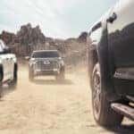2025 Toyota Tundras in desert