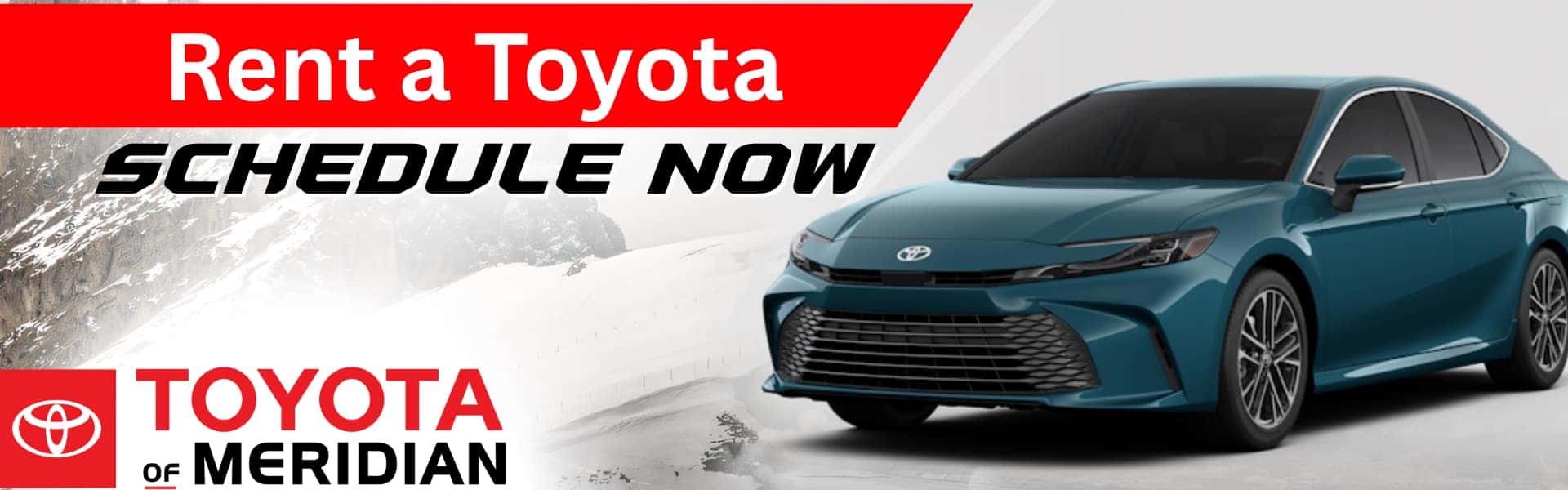 Rent A Toyota blue 2025 Camry