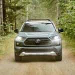 2020 RAV4 driving in woods