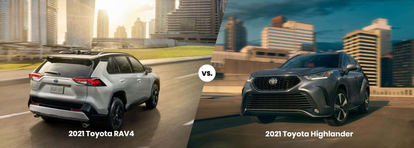 2021 Toyota RAV4 vs. Highlander Valdosta Toyota