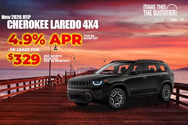 New 2026 Jeep CHEROKEE LAREDO 4X4 