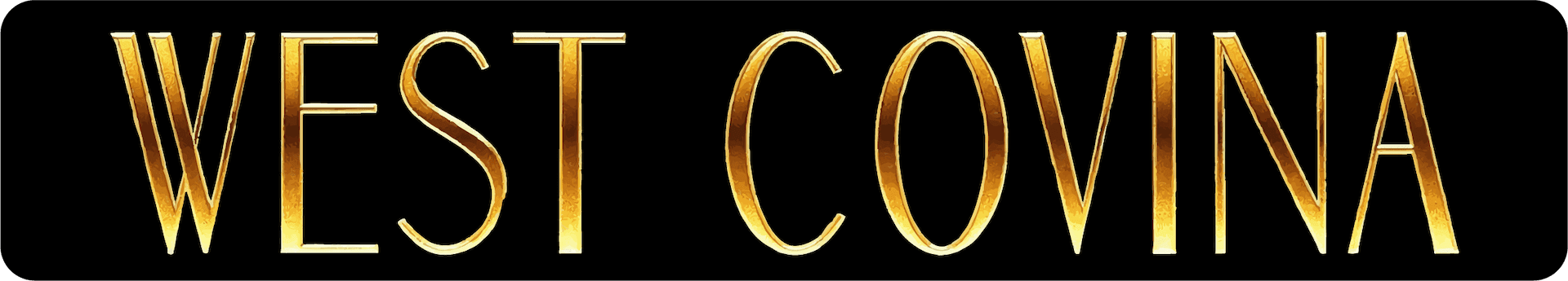 West Covina Text logo
