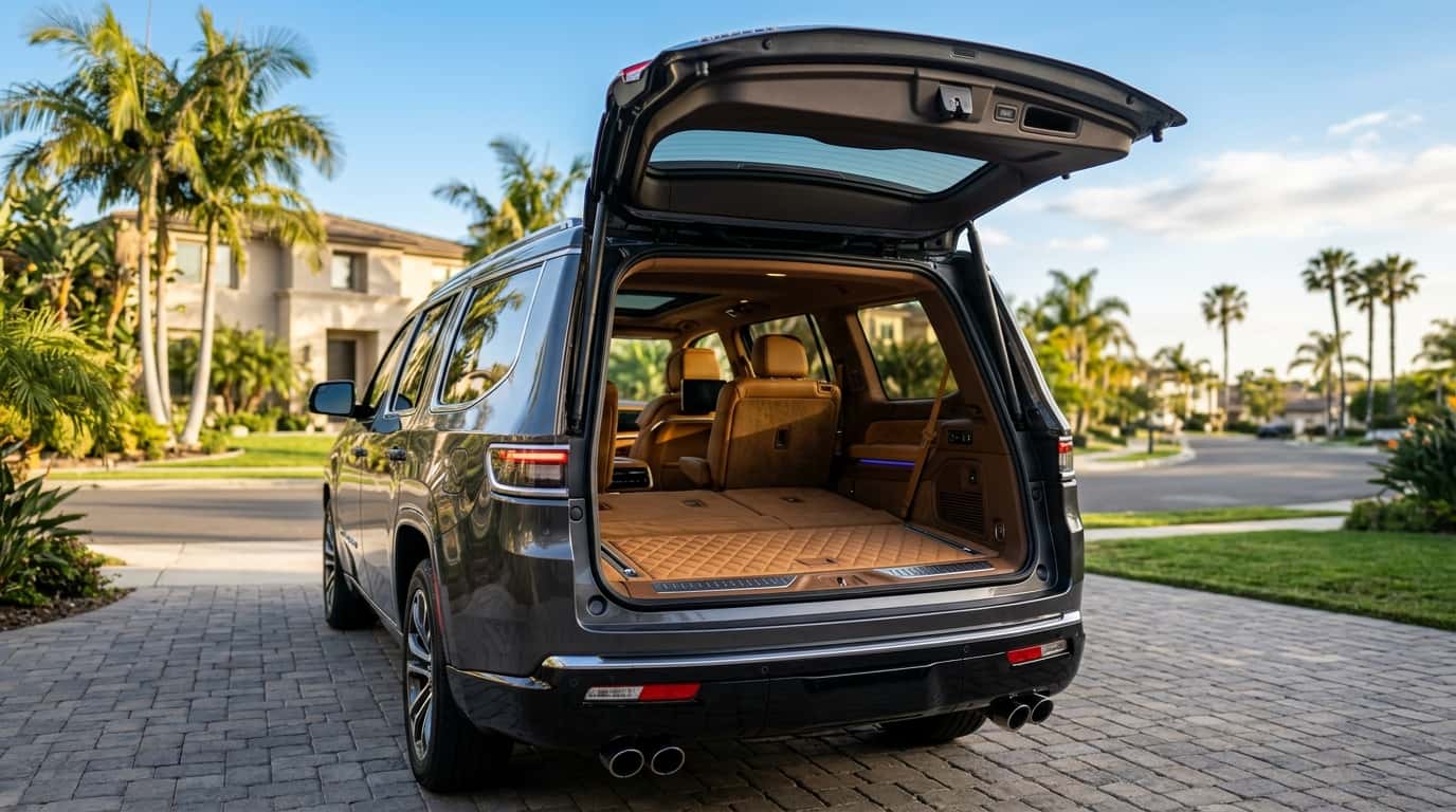 Exploring the 2026 Jeep Grand Wagoneer Cargo Space in Downey, CA