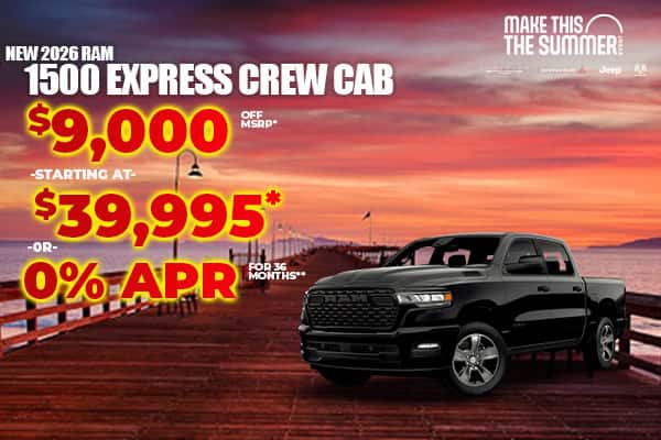 New 2026 RAM 1500 EXPRESS CREW CAB