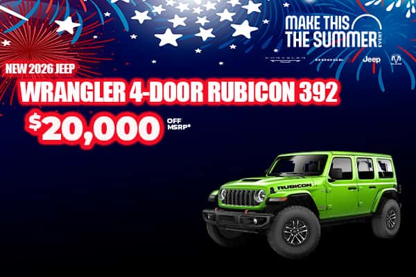 New 2025 Jeep WRANGLER 4-DOOR RUBICON 392