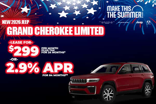 New 2026 Jeep GRAND CHEROKEE LIMITED 4X2
