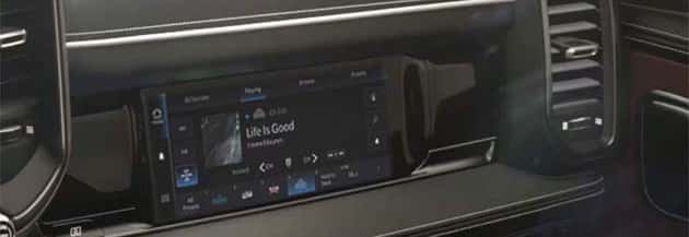 available 10 25-inch front passenger touchscreen display