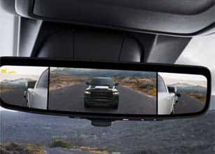 AVAILABLE DIGITAL REARVIEW MIRROR WITH TOW MODE