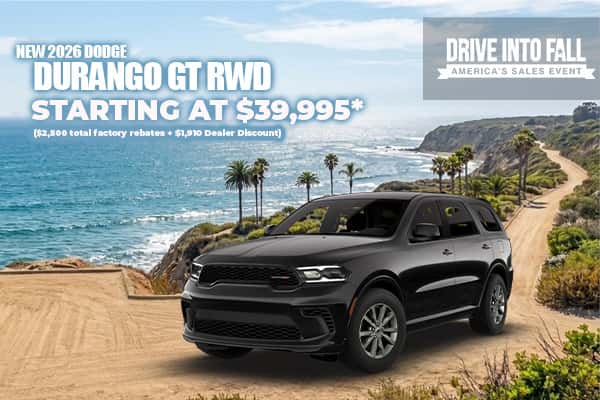 New 2026 Dodge DURANGO GT RWD