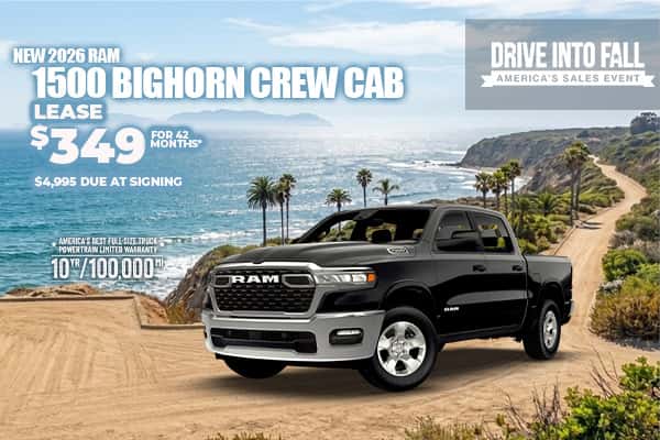 New 2026 RAM 1500 BIG HORN CREW CAB